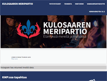 Tablet Screenshot of kulosaarenmeripartio.fi